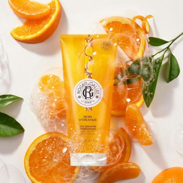 Gel Douche Bienfaisant au Bois d'Orange 200 ml