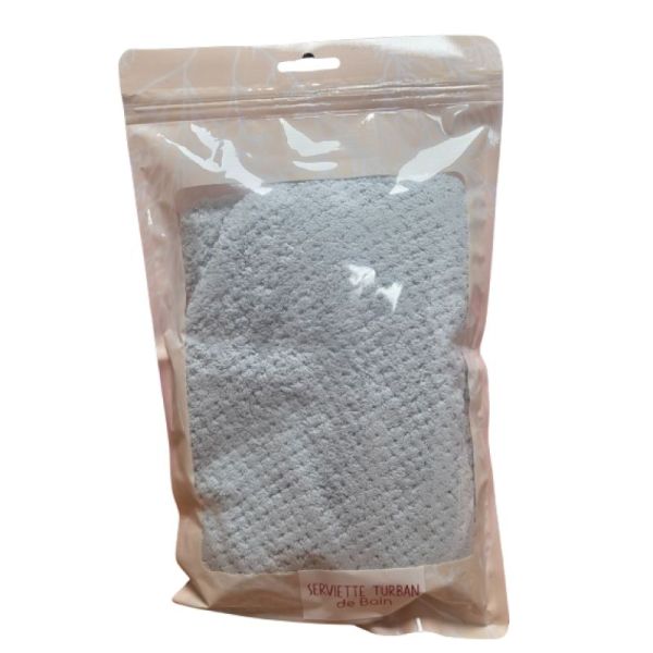 Serviette Turban de Bain Bleu
