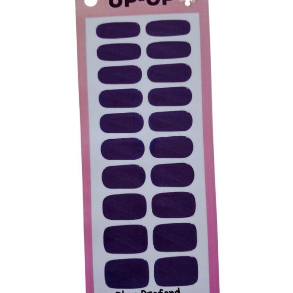 Ongle en Gel autocollants semi dur NG200167 Bleu profond
