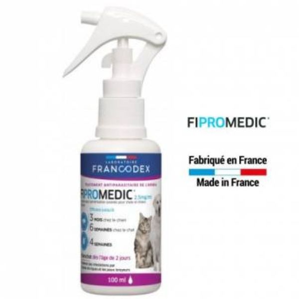 Spray anti puces chiot et chaton Fipromedic 100ml
