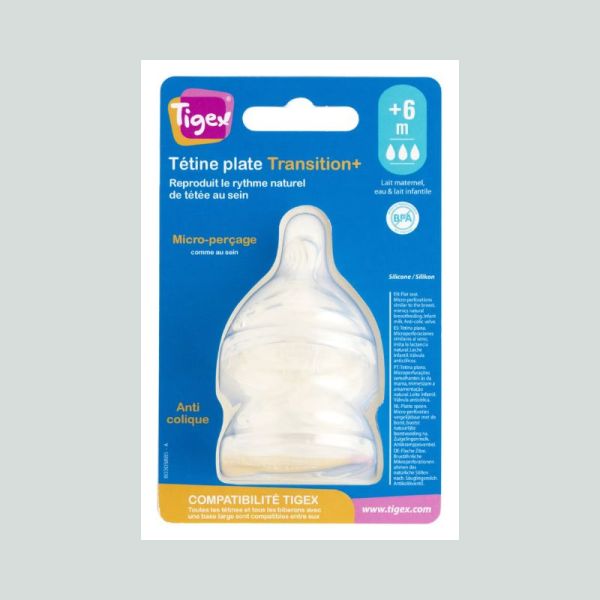 Tétines TRANSITION+ +6m – Lait Infantile