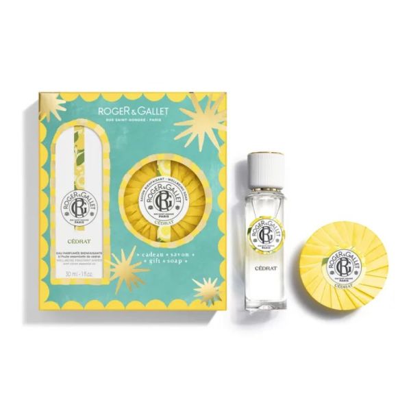 Coffret Cédrat Eau Parfumée Bienfaisante 30ml + Savon Offert