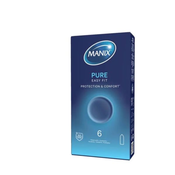 Manix PURE Easy Fit 6 préservatifs