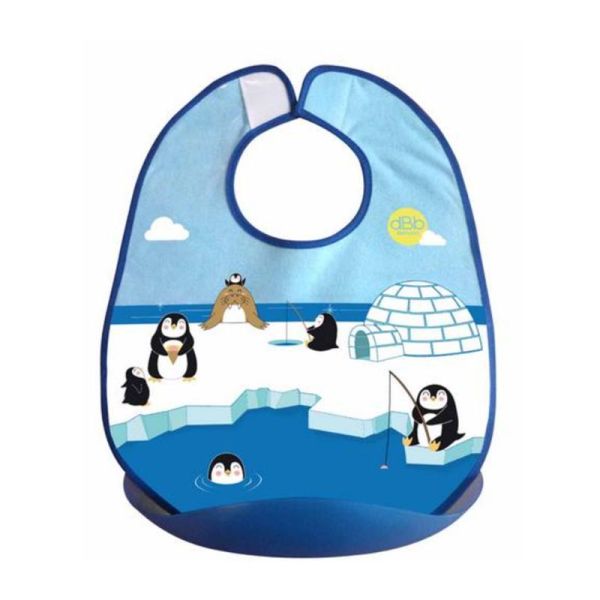 Bavoir Ramasse-tout - Pingouin - 4m+