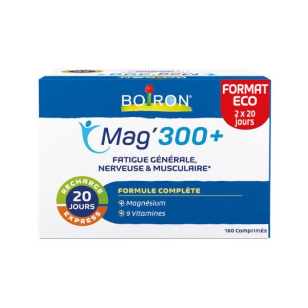 Mag 300+ Boiron - 160 Comprimés