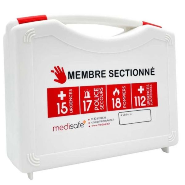 Valise de secours pour membre sectionné