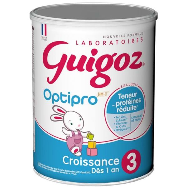 Lait Guigoz Optipro 3 Croissance, 780gr