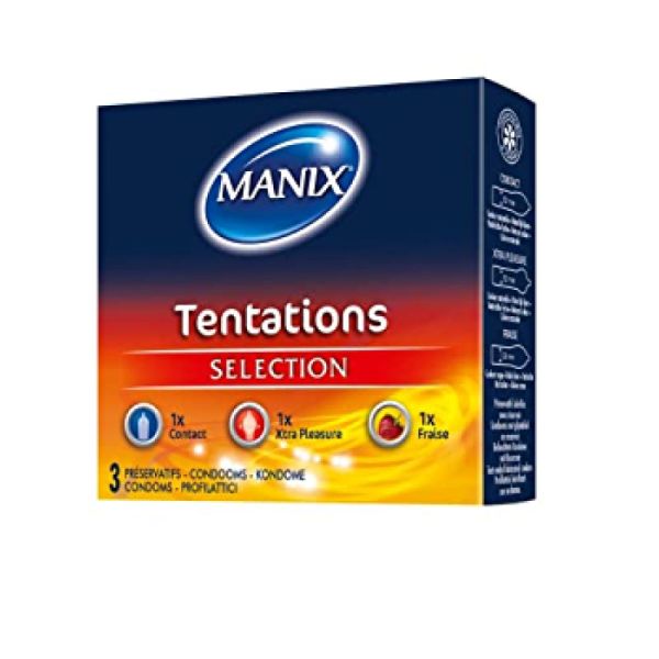 Manix TENTATIONS 3 préservatifs