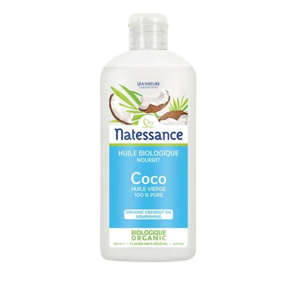 Natessance - Huile biologique de coco pure - 250ml