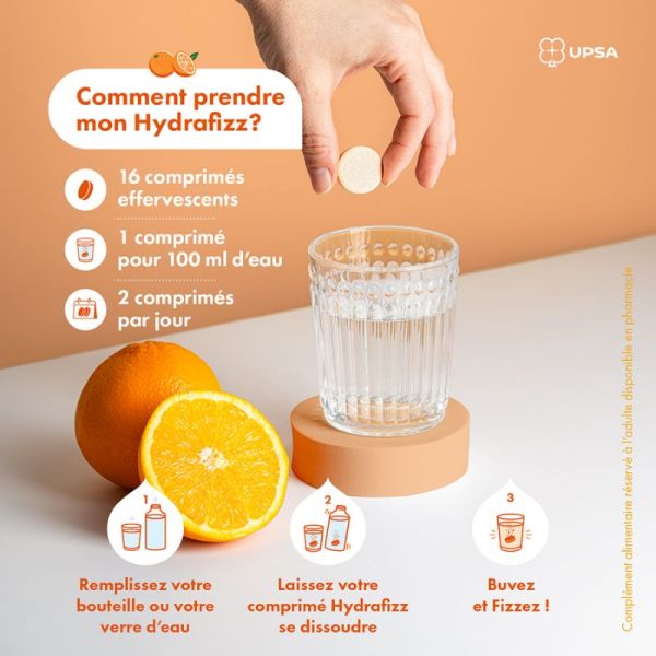 Hydrafizz Hydra + boost 16 Pastilles