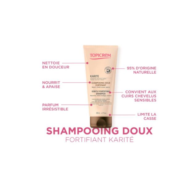 Karité Shampoing doux fortifiant 200ml