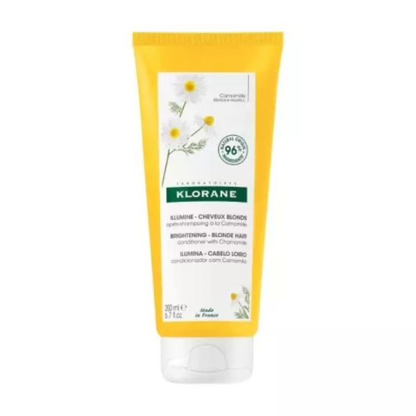 Klorane Après-shampoing à la camomille pour cheveux blonds 200 ml