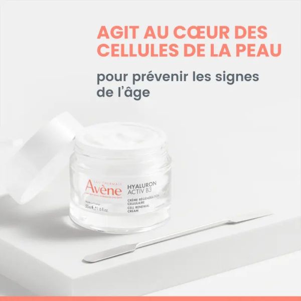 Hyaluron Activ B3 Crème régénération cellulaire 50ml + Sérum concentré repulpant 10ml Offert