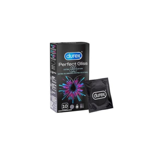 Durex PERFECT GLISS Extra Lubrification - 10 préservatifs