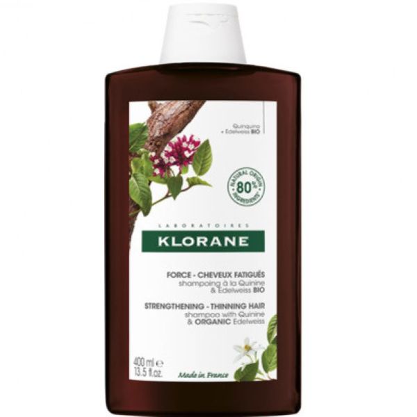 Shampooing traitant fortifiant à la quinine et aux vitamines B 400ml