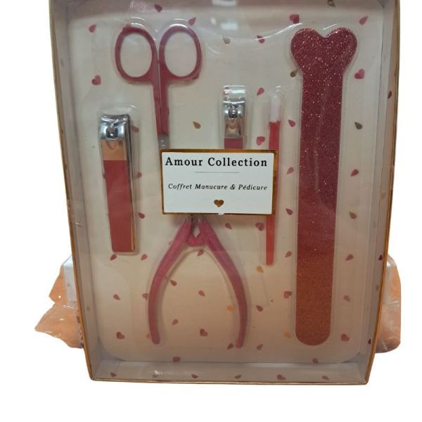 Coffret Manucure et pédicure 6 accessoires