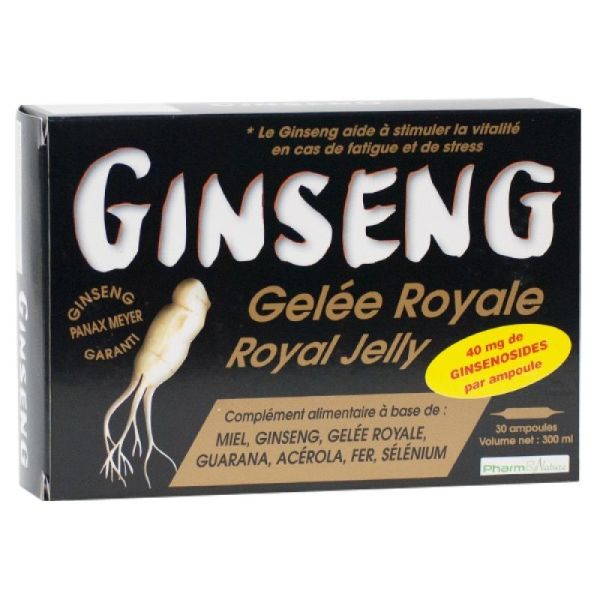 Ginseng Gelée Royale Plus Concentré 30 ampoules
