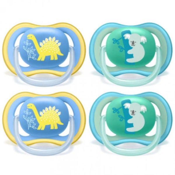 2 Sucettes ultra-air boy 18 mois+