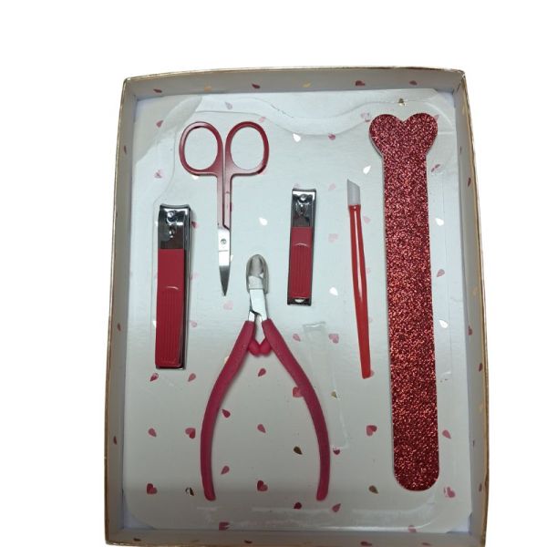 Coffret Manucure et pédicure 6 accessoires