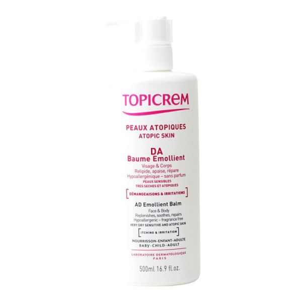 DA Baume émollient peaux atopiques 500ml
