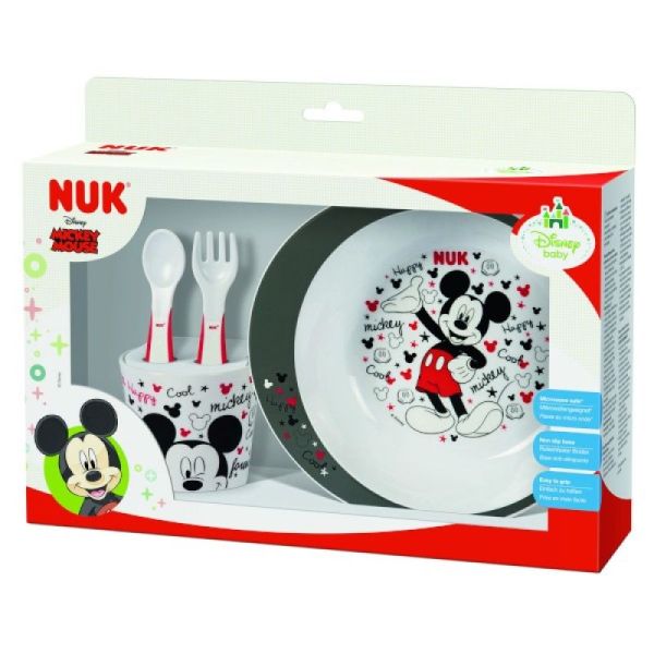 Coffret DIsney Mickey Mouse Set de Vaisselle 9 mois et plus