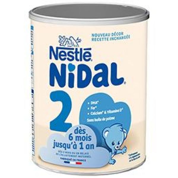 Lait Nestlé Nidal Natéa 2 ,800 gr