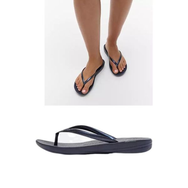 Iqushion Tongs Ergonomiques coloris Bleu nuit