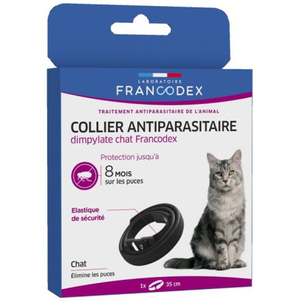 Collier Anti parasitaire Chat 35 Cm