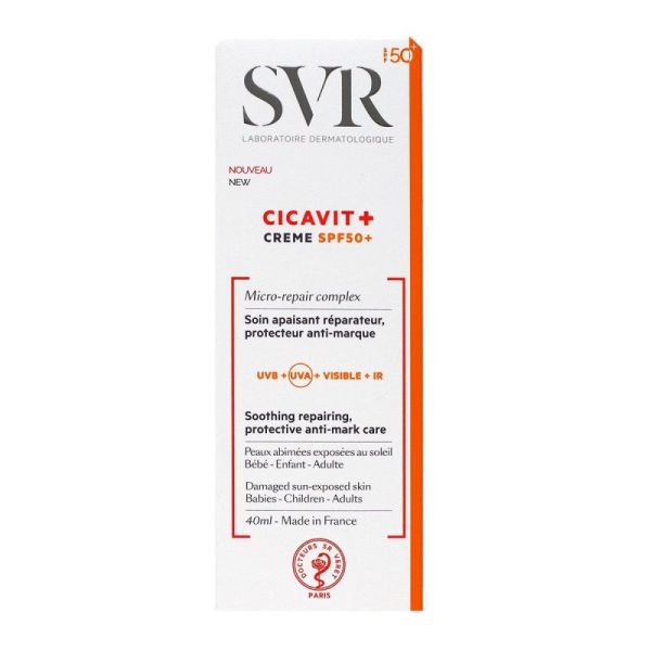 Cicavit+ crème SPF50+ 40ml