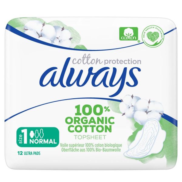 Coton Protection Ultra Normal - Serviettes Avec Ailettes - Taille 1