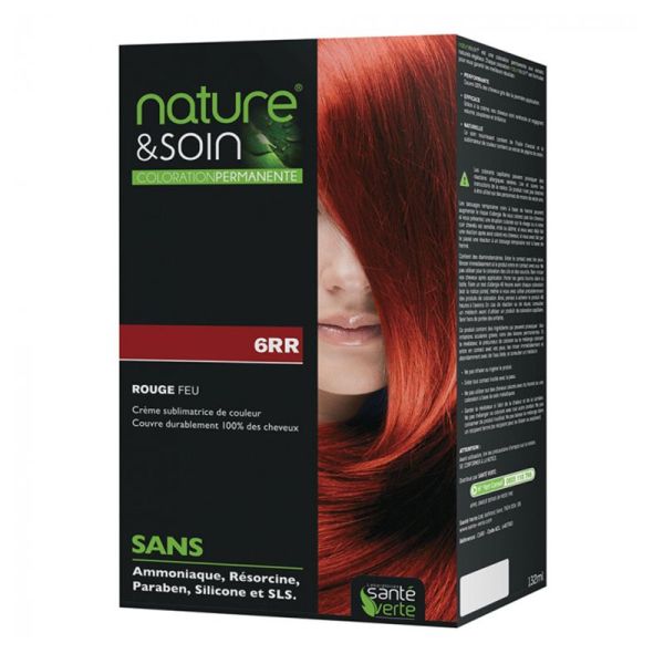 Nature & Soin Coloration - 6RR Rouge Feu - LOT DE 2