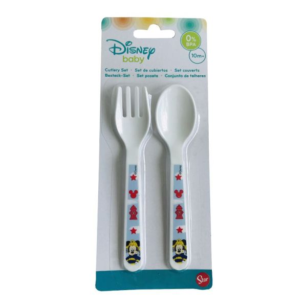 Couverts Ergonomiques Disney Mickey - Set de 2 pièces