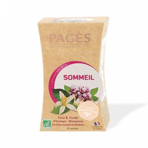 Pagès Tisane Bio Sommeil, 20 sachets