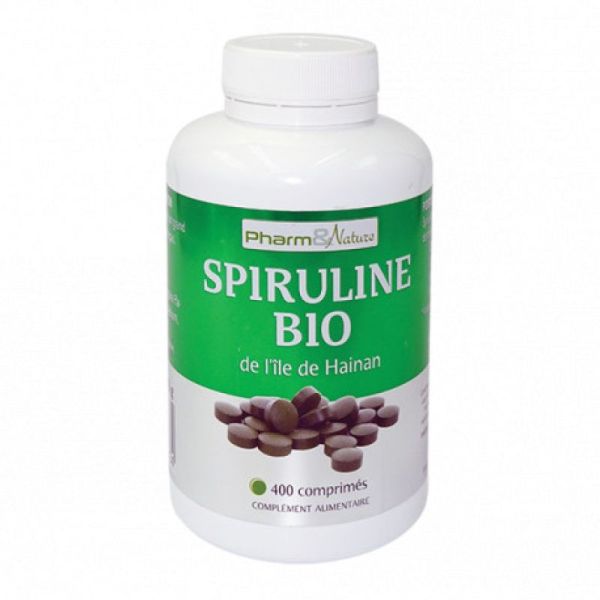 Spiruline bio de l'île de Hainan 400 comprimés