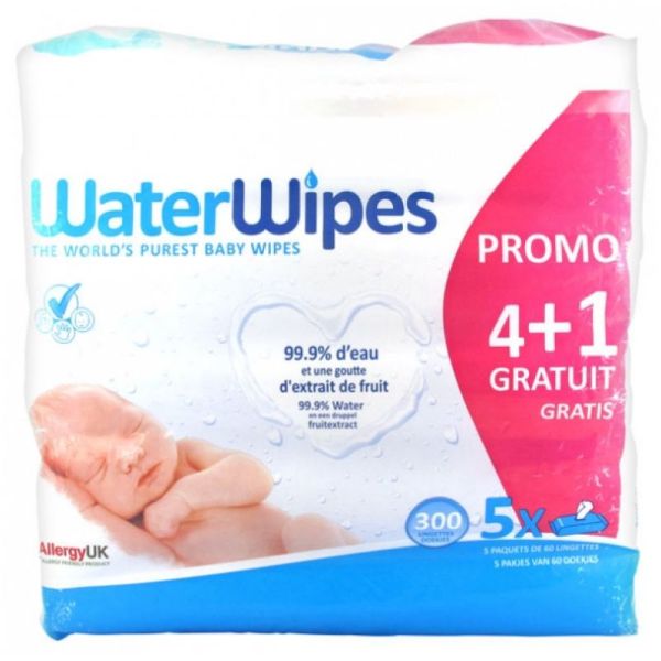 Lingettes Bebes 4 Paquets De 60 1 Offert