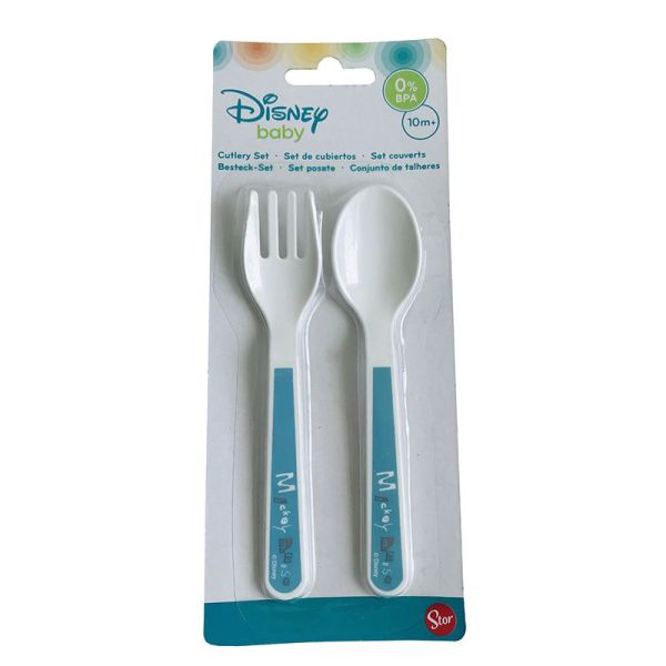 Couverts Ergonomiques Disney Mickey - Set de 2 pièces