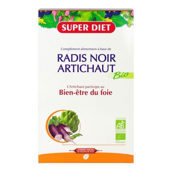 Radis noir artichaut bio 20x15ml