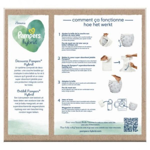 Pampers Harmonie Hybrid, Kit d’Essai , 3-16kg