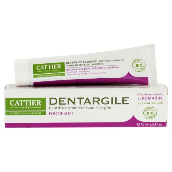 Dentargile dentifrice au romarin bio 75ml