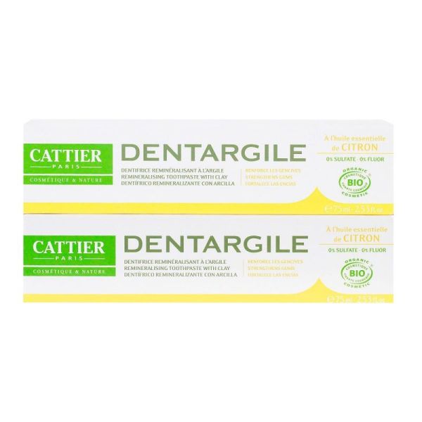 Dentargile renforcement gencives - 2x75ml (le 2ème à -50%)