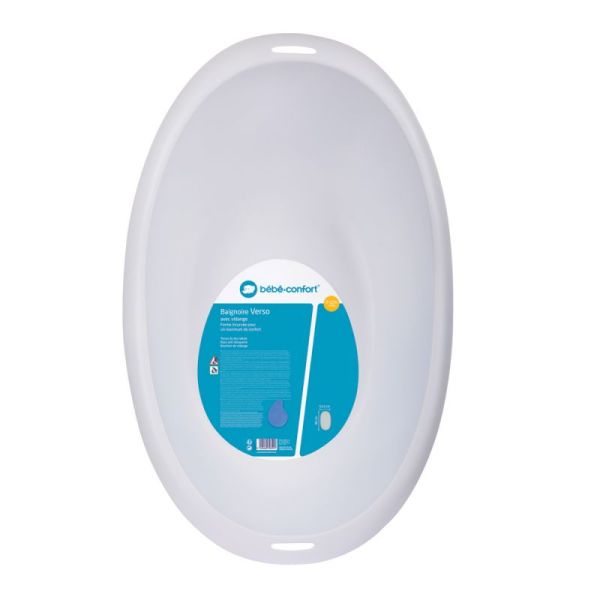 Baignoire  Ergonomique avec vidange ,coloris blanche