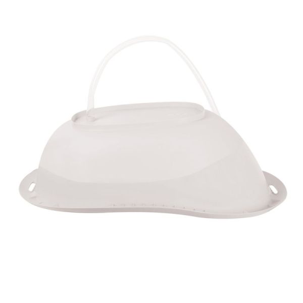 Baignoire  Ergonomique avec vidange ,coloris blanche