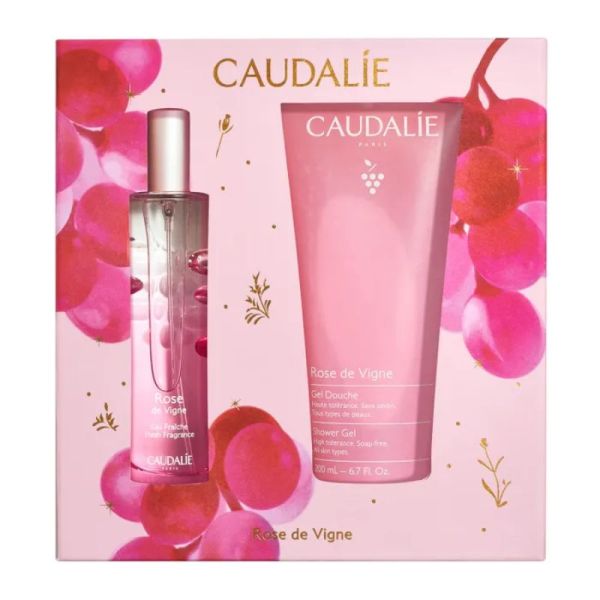 Coffret - Rose de Vigne - Eau Fraîche 50ml + Gel Douche 200ml Offert