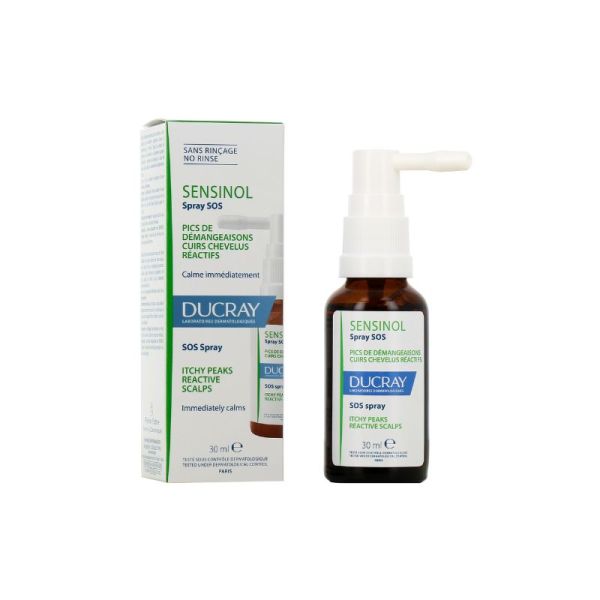 Sensinol Spray SOS démangeaisons cuirs chevelus réactifs - 30ml