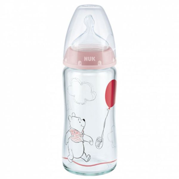 Biberon en verre NUK Nature Sense 240ml (0-6m) Nuk 10212052 : Magasin de  puériculture et jouets de naissance : poussette et landau , cadeau de  naissance