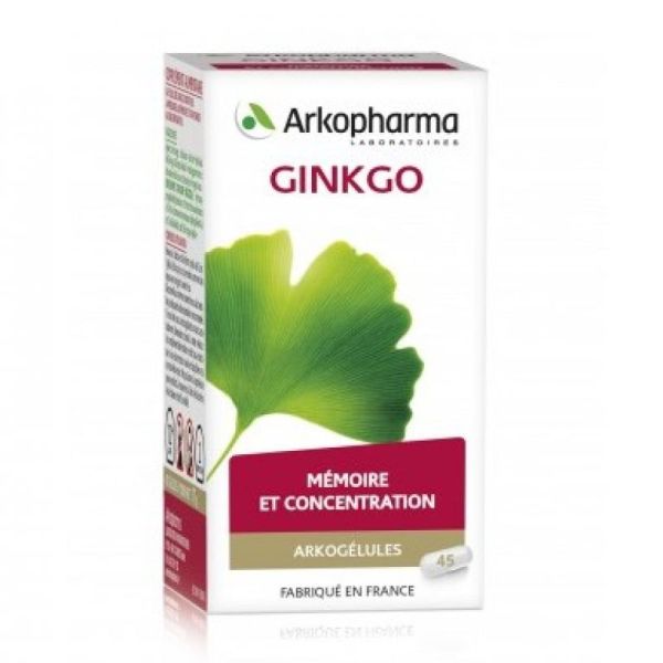 Arkogélules Ginkgo 45 gélules
