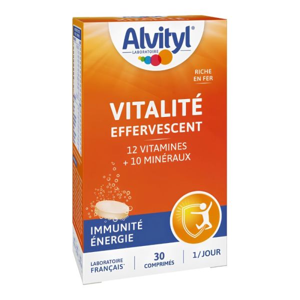 Alvityl vitalité 30 comprimés effervescents