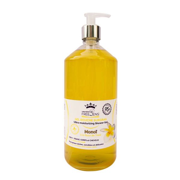 Gel douche Surgras Monoï 1L