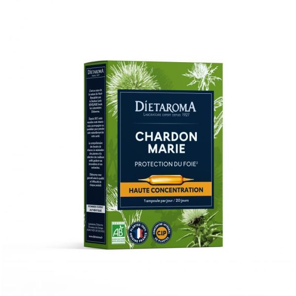 Charbon Marie - 20 ampoules 10 ml - Pour le Foie