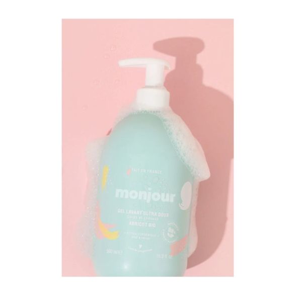 Gel lavant ultra doux  corps et cheveux Abricot bio - 500 ml
